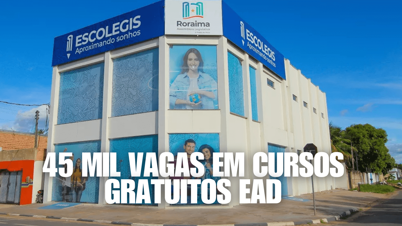 Escolegis oferece 45 mil vagas em cursos gratuitos EAD | Inscrições até ...