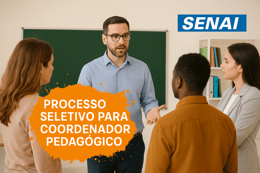 SENAI abre processo seletivo para Coordenador Pedagógico: salário de R ...
