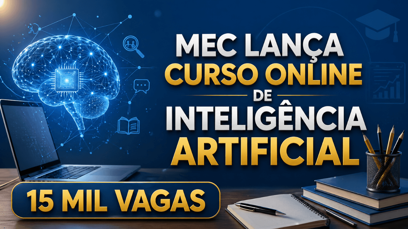 MEC abre 15 mil vagas em curso gratuito de Inteligência Artificial para ...