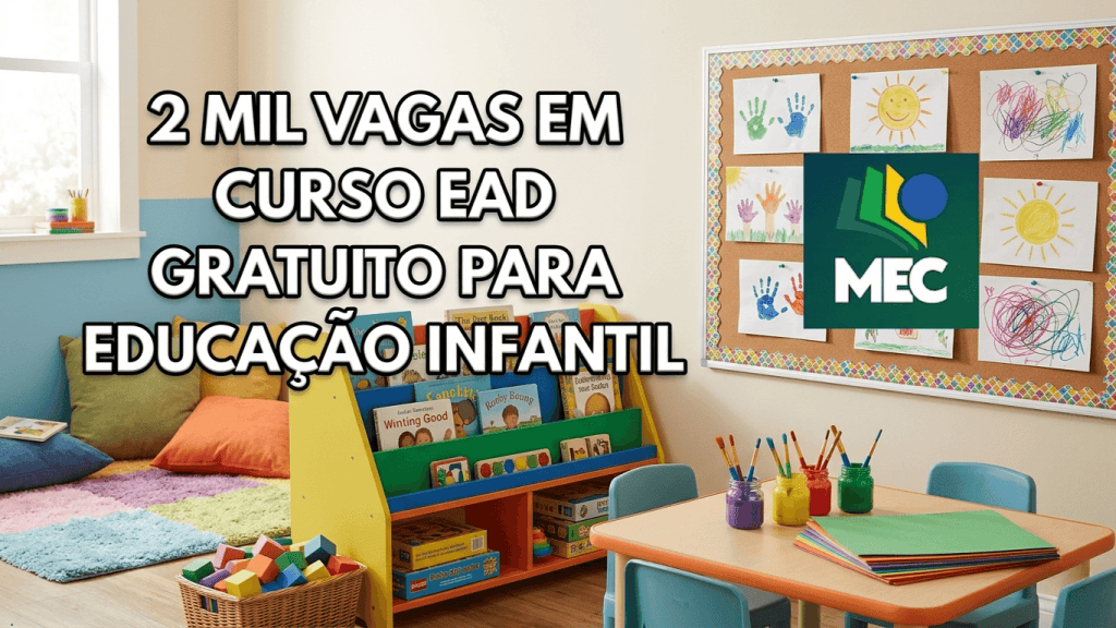 MEC abre mais de 2 mil vagas em formação EAD para profissionais da ...