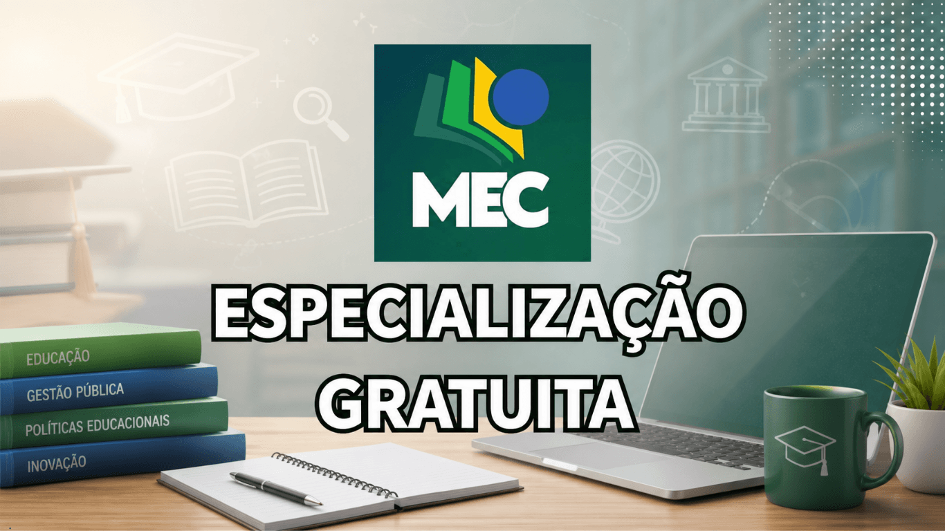 Especialização gratuita pelo MEC em maio de 2026: veja cursos com ...