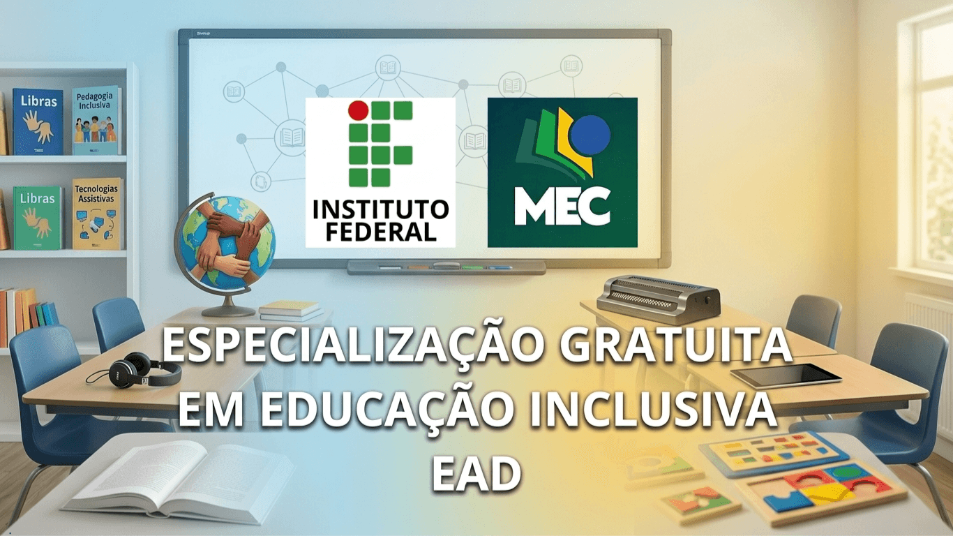 MEC e Instituto Federal oferecem especialização gratuita em Educação ...