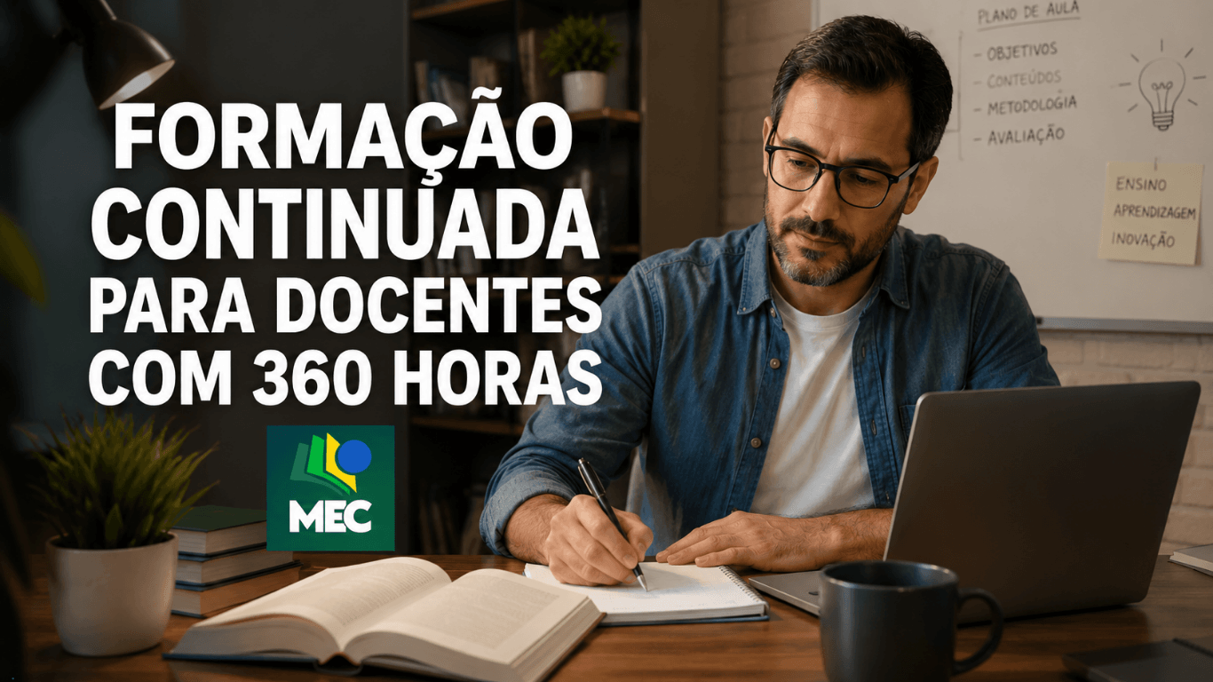 MEC abre novas vagas em formação continuada para docentes do Ensino ...